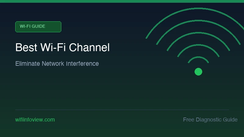 Find the Best Wi-Fi Channel on Windows