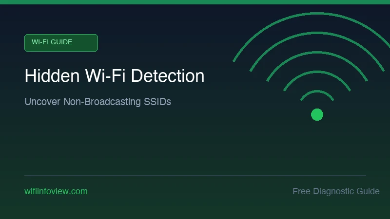 Detect hidden Wi-Fi networks on Windows